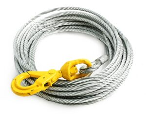 10mm Wire Rope Full Swivel Safety Hook