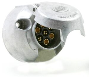 7 Pin Socket Alloy Car 12v Normal