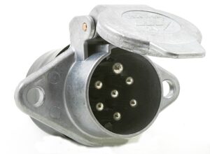 7 Pin Alloy Commercial Socket 24V Normal