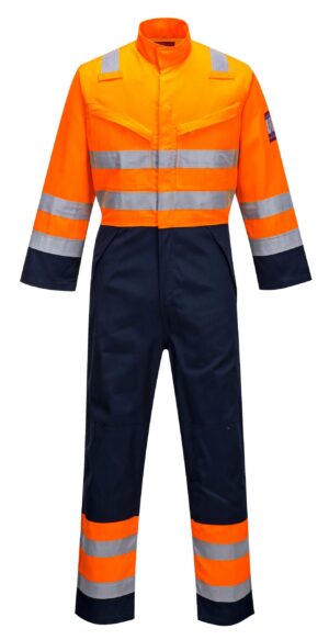 3XL S485 HI VIS Coverall Lined Hooded Overall Boilersuit Safety Workwear S 