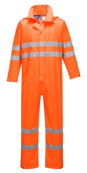 Portwest Sealtex Hi Vis Waterproof Coverall S495