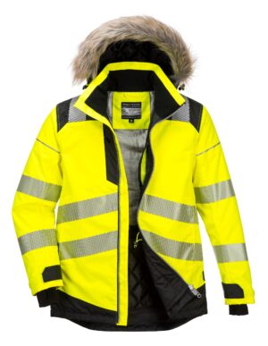 Portwest PW3 Hi-Vis Winter Parka Jacket PW369
