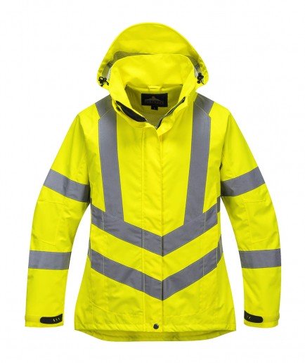 lw70yer.jpg Portwest LW70 Ladies HiVis Breathable Jacket