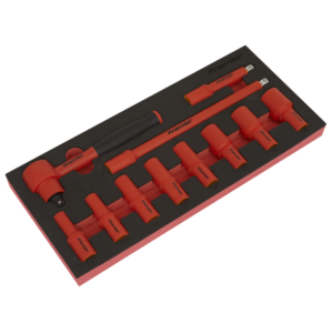 Insulated Socket Set 3/8 Sq Drive 11pc VDE Approved