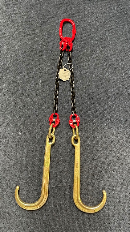 2 Leg J Hook Chain Sling 7mm