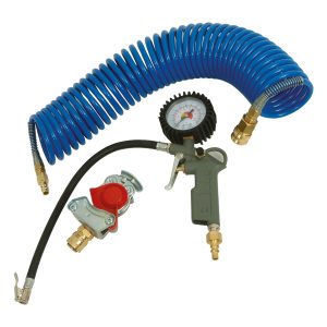 Hand valve with spiral cable