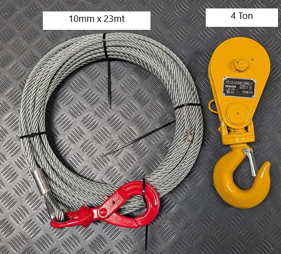 Resize Rope and snatch block