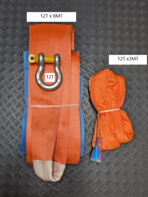 Kit of D12 Sling with R12 Roundsling 12T Bow Shackle