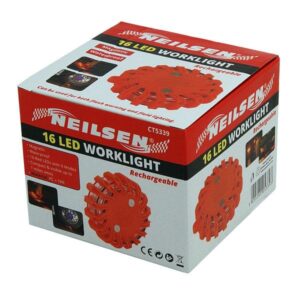 Neilsen 16 led Warning light Rechargeable
